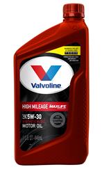 Valvoline High Mileage with MaxLife Technology Motor Oil - Free