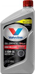 10w30 Valvoline Full Synthetic High Mileage with MaxLife Technology Motor Oil VV180