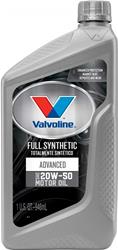 20w50 Valvoline Advanced Full Synthetic Motor Oil VV945