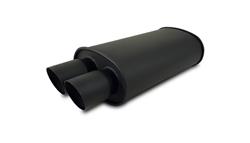 Vibrant Performance StreetPower Flat Black Universal 304 Stainless Steel 3 Inch Muffler 1149
