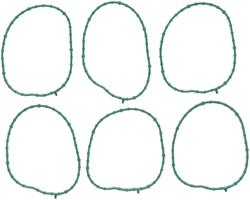 Mahle Original Upper Intake Manifold Gaskets for 2004-2007 MONTEREY, FREESTAR, 2005-2008 F-150 - MS19382