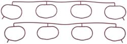 Mahle Original Intake Manifold Gaskets MS19639
