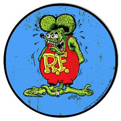 Rat Fink Round Sign RVG4999