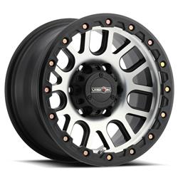 Vision Off-Road 111 Nemesis Series Matte Black Wheels with Machined Face 20x9