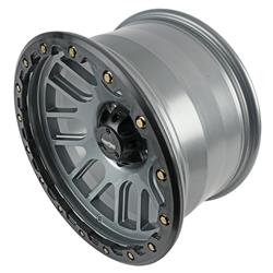 Vision Off-Road 111 Nemesis Series Gunmetal Wheels with Matte Black Ring 17x9