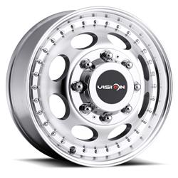 Vision HD 181 Hauler Dually Series Machined Wheels 16x6