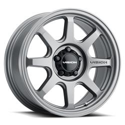 Vision Off-Road 351 Flow Series Satin Gray Wheels 17x8