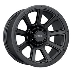 Vision HD 353 Turbine Series Matte Black Wheels 20x9