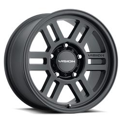 Vision Off-Road 355 Manx 2 Overland Series Satin Black Wheels 16x8