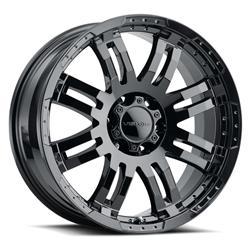 Vision Off-Road 375 Warrior Series Gloss Black Wheels 17x8.5