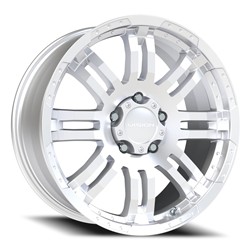 Vision Off-Road 375 Warrior Series Silver Winter Painted Wheels 20x9