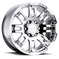 Vision Off-Road 375 Warrior Series Chrome Wheels 18x8.5