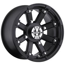 Vision Off-Road 393 Lockout Matte Black Wheels 12x8