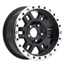 Vision Off-Road 398 Manx Gloss Black Wheels with Machined Lip