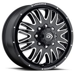 Vision HD 401 Rival Series Gloss Black Machined Face Wheels 20x8.25