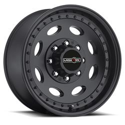 Vision HD 81 Heavy Hauler Single Series Matte Black Wheels 16x6
