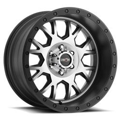 Vision GV8 Invader Series Matte Black Wheels with Machined Face GV8-2973MBMF0