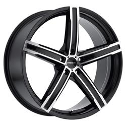 Vision Street Designs 469 Boost Series Gloss Black Mirror Machined Face Wheels 17x8