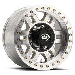 Vision Off-Road 398 Manx Unfinished Beadlock Wheels with Machined Face and Lip 17x8.5
