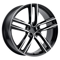 Vision Milanni 475 Clutch Series Gloss Black Wheels with Machined Face