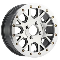 Vision UTV GV8BL Invader Beadlock Series Machined Wheels 15x6