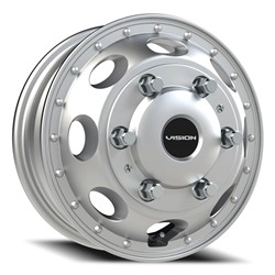 Vision HD 181 Hauler Dually Series Hyper Silver Wheels 16x5.5