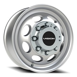 Vision HD 181 Hauler Dually Series Machined Wheels 19.5x6.75