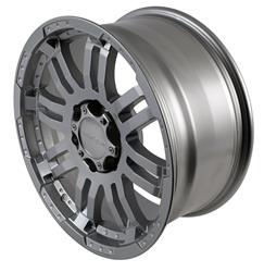 Vision Off-Road 375 Warrior Series Silver Winter Painted Wheels 18x8.5