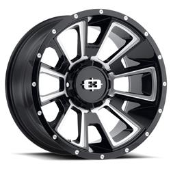 Vision Off-Road 391 Rebel Series Gloss Black Wheels with Milled Spokes 20x9