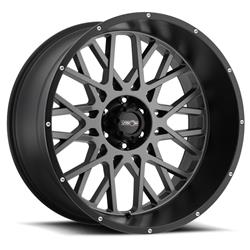 Vision Off-Road 412 Rocker Series Anthracite Wheels with Satin Black Lip 20x10