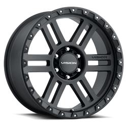 Vision UTV 356BL Manx 2 Beadlock Series Satin Black Wheels 15x7