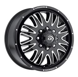 Vision HD 401 Rival Series Satin Black Wheels 20x8.25