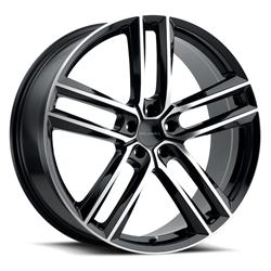 Vision Milanni 475 Clutch Series Gloss Black Wheels with Machined Face 20x9