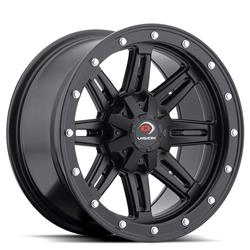 Vision UTV 550 Five-Fifty Series Matte Black Wheels 12x7