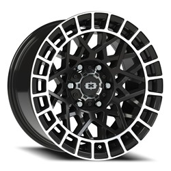 Vision American Muscle 349 Savage Series Gloss Black Wheels with Machined Lip 17x8
