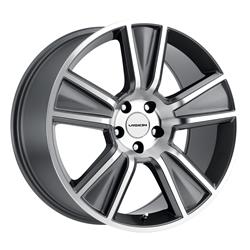 Vision American Muscle V223 Stunner Series Anthracite Wheels with Machined Face V223-2985AMF8