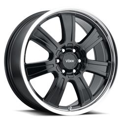 Voxx Turin Gloss Black Wheels with Machined Lip 20x8.5