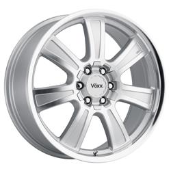 Voxx Turin Gloss Silver Wheels with Machined Face and Lip 18x8.5