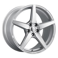 Voxx Modena Matte Silver Wheels with Machined Face 19x8.5