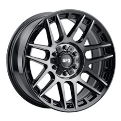 Voxx G-FX TM8 Gloss Black Wheels with Dark Tint 17x8.5