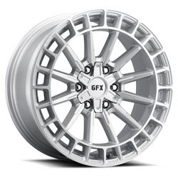 Voxx G-FX TR37 Silver Wheels with Machined Face T37 890-6009-25 SMF