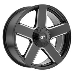 Voxx G-FX TR52 Gloss Black Wheels with Milled Spokes 18x8.5