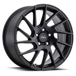 Voxx Falco Matte Black Wheels 17x7.5