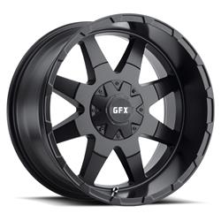 Voxx G-FX TR12 Matte Black Wheels