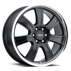 Voxx Turin Gloss Black Wheels with Machined Lip 20x8.5