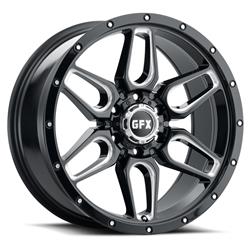 Voxx G-FX TR18 Gloss Black Wheels with Milled Spokes 18x9