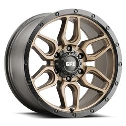Voxx G-FX TR18 Bronze Wheels with Black Lip 17x8.5