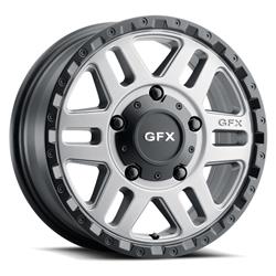 Voxx G-FX MV2 Matte Gray Wheels with Black Lip 16x6.5