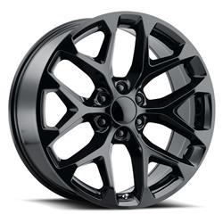 Voxx Replica Snowflake Gloss Black Wheels