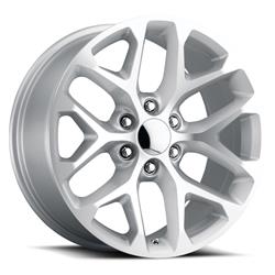 Voxx Replica Snowflake Silver Wheels with Machined Face